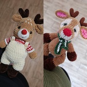 Maskotka ręcznie robiona | reniferek | prezent na Święta 