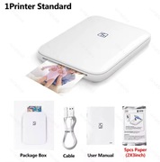 Przenośna mobilna kieszonkowa drukarka fotograficzna 2x3" – Bezprzewodowa