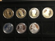 SKARBNICA NARODOWA "NAJCENNIEJSZE MONETY POLSKIE " 7 SZTUK