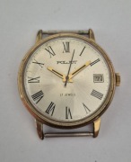 Zegarek Poljot 17 jewels złocony