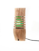 Lampa dekoracyjna z drewna HANDMADE BRW Agata Ikea