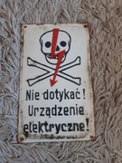 PRL tabliczka ostrzegawcza