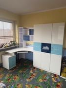 Komplet mebli dla chłopca Szafa Biurko Łóżko Jak NOWE