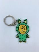 Ojciec Święty w Labubu zaklęty – breloczek Lapapa 2137 zielony