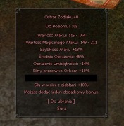METIN2 OSTRZE ZODIAKU+0 45%SR 10% DIABŁY Metin2.pl GLOBAL 