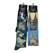 Skarpety z motywem MuseARTa zestaw 4 par unisex 40-46 prezent święta