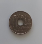 Hiszpania moneta 25 peset 1997
