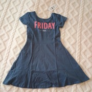 Sukienka dziewczęca 140 Smyk Cool Club niebieska Friday Vibes