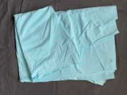 Kupon tkanina materiał bawełna single jersey 45 x 180 cm turkusowy