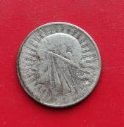 5 ZŁOTYCH GŁOWA KOBIETY 1933 rok - srebro AG oryginał N1