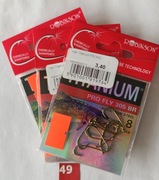 Haczyki muchowe - zestaw.