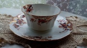 patera i miseczka antyk komplet kostna porcelana E. Huges 1910r.