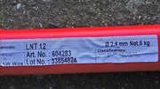 Drut spawalniczy LNT 12 fi 2,4/1000mm 6,0 kg.
