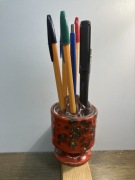 wazon fat lava ikebana zaba szklo nie-uranowe ceramika kubek na dlugopisy