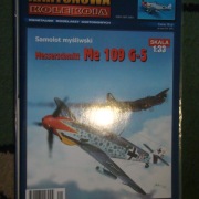 Kartonowa kolekcja Meserschmitt Me-109 G-5 stan Ideał
