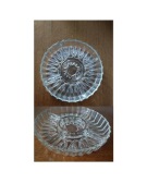 Vintage kryształowy talerz misa patera salaterka z przegródkami  vintage 