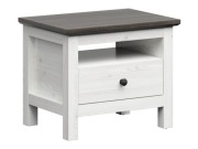 Szafka nocna Hesen 60 cm z szufladą modrzew sibiu jasny sosna larico