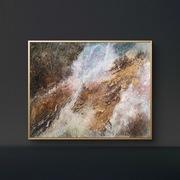 Abstrakcja,50X40,mixed media,płótno, Monika Seroka