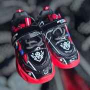 Extra buty Fashion Spider Man, świecące 4 kolory,r. 27 z czerwoną podeszwą 