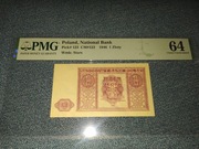 1946 1 złoty PMG 64
