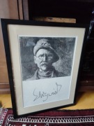 Portret Leon Wyczółkowski grafika,litografia