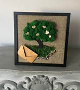 Obrazek z Mchu Chrobotka - drzewko szczęścia 