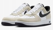 Nowe buty Nike Air Force 1 '07 LV8, biało-czarne, rozmiar 43