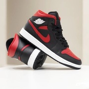 Nike Air Jordan 1 Mid  Black Red DQ8426-067 r, 43 / US 9.5 / 27,5 cm