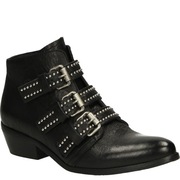 VENEZIA NOWE SKÓRZANE BOTKI KOWBOJKI MOTOCYKLOWE NITY ROCK METAL PREMIUM