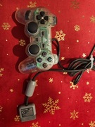 Kontroler pad Playstation 1 PSX crystal przezroczysty
