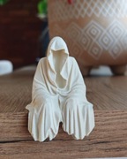 Figurka Duszek / Duch – druk 3D PLA – kość słoniowa – 82 mm 