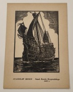 Stanisław Rolicz-karta pocztowa Statek Karola Burgundzkiego 1450 r.