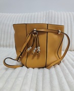 ZARA - Torebka worek w kolorze żółtym