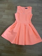 EMO efektowna sukienka kieszenie roz 34