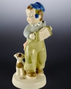 WYPRZEDAŻ Chłopiec z akordeonem Royal Dux Bohemia wys17,5cm