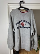 Szara bluza Polo Jeans XL by Ralph Lauren vintage unikat