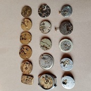 Zegarki, mechanizmy, części 