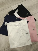 Nie Używany ! Zestaw 4 Kolory Koszuki Damskie Lacoste  XL - taliowany krój