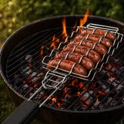 Koszyk do Grillowania Kiełbas – must have każdego grilla pikniku !