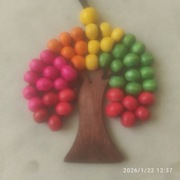 Naszyjnik drzewko szczęścia . Rękodzieło