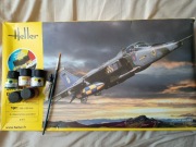 JAGUAR GR1/GR3 1/48 Heller zestaw Farby,klej, pendzel
