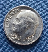 10 CENTÓW USA 1985 ONE DIME LIBERTY Roosevelt