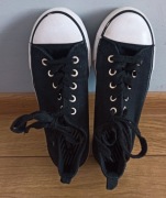 czarne trampki InExtenso rozmiar 36/37 nowe czarne sznurówki dz