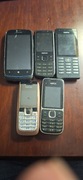 5 RÓŻNYCH STARYCH TELEFONÓW NOKIA c2-01*2610*150*6700*DOTYKOWA Lumia 610