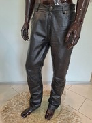 Skórzane spodnie motocyklowe czarne TELLO r.L