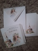 Zaproszenia na Pierwszą Komunię Świętą-Karolina