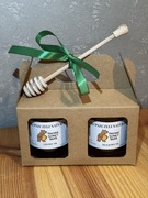 Miód zestaw miodu mix smaków prezent Naturalny z Polskiej Rodzinnej Pasieki