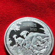 Prehistoric Life - Parasaurolophus 1 uncja Srebra 2022