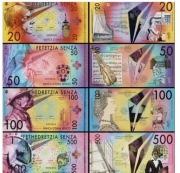 Kolekcjonerski zestaw banknotów??? fantasy Sima Senco