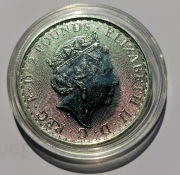 1 oz, 1 uncja Britannia, Srebrna moneta, 2021